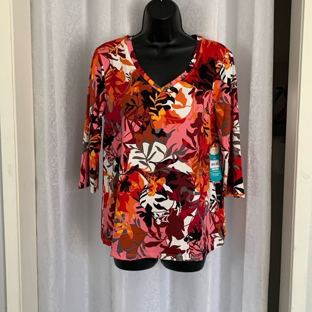 THE PIONEER WOMAN JERSEY TOP Sz: S
